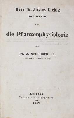 Bild Nr.1: 126-239 Schleiden,M.J.: (Liebig)