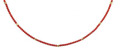 Bild Nr.1: 126-2417 Korallencollier: (Schmuck, Koralle)