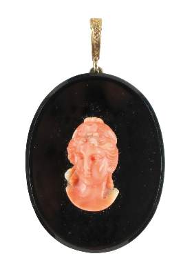 Bild Nr.1: 126-2418 Korallengemme: (Schmuck, Koralle)
