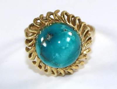 Bild Nr.1: 126-2443 Türkisring: (Schmuck, Ringe)