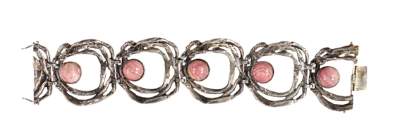 Bild Nr.1: 126-2448 Armband mit Rhodochrosit: (Schmuck, Theodor Fahrner)