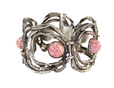 Bild Nr.2: 126-2448 Armband mit Rhodochrosit: (Schmuck, Theodor Fahrner)