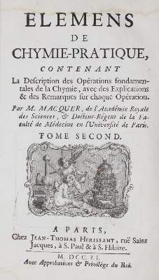 Bild Nr.1: 126-245 Macquer,(P.J.).: (Aus der Sammlung Professor Dr.Dr.Johannes Büttner Teil 1)