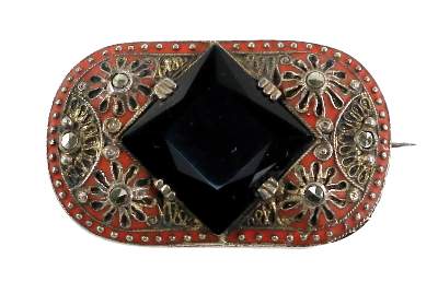 Bild Nr.1: 126-2458 Brosche um 1927: (Schmuck, Theodor Fahrner)