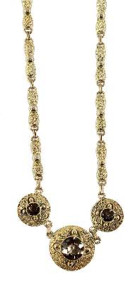 Bild Nr.4: 126-2469 Rauchquarzcollier: (Schmuck, Theodor Fahrner)