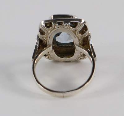 Bild Nr.3: 126-2470 Ring mit Blautopas: (Schmuck, Theodor Fahrner)