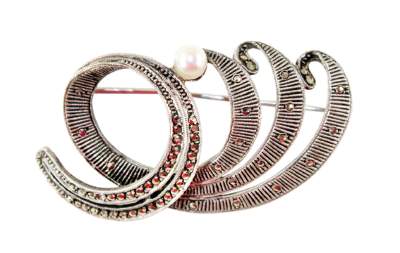 Bild Nr.1: 126-2471 Schleifenbrosche: (Schmuck, Theodor Fahrner)