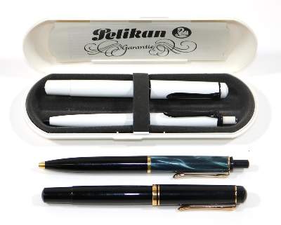 Bild Nr.1: 126-2502 Pelikan Füller u. Kugelschreiber: (Schreibgeräte, Pelikan)