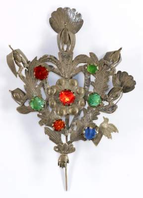 Bild Nr.1: 126-2567 Historische, museale Trachtennadel: (Volkskunst)