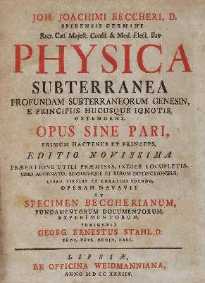 Bild Nr.1: 126-26 Becher,J.J.: (Aus der Sammlung Professor Dr.Dr.Johannes Büttner Teil 1)