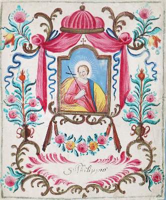 Bild Nr.1: 126-2628 St. Philippus.: (Varia, Andachtsbilder)
