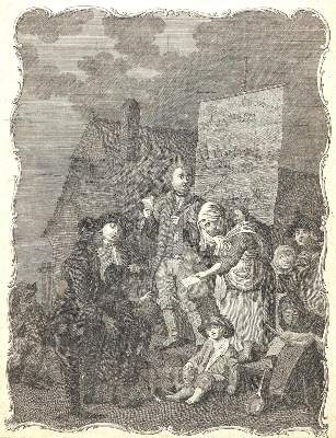 Bild Nr.1: 126-2635 Bänkelsänger.: (Varia, Berufe)