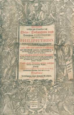Bild Nr.1: 126-271 Paracelsus,Th.B.v.: (Aus der Sammlung Professor Dr.Dr.Johannes Büttner Teil 1)