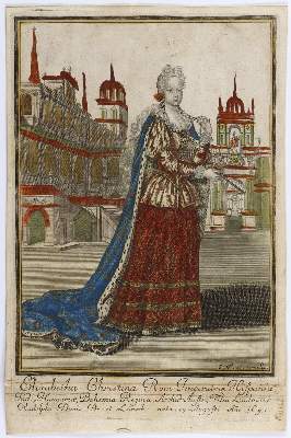 Bild Nr.1: 126-2775 Elisabeth Christina, Königin von Spanien.: (Varia, Portait)