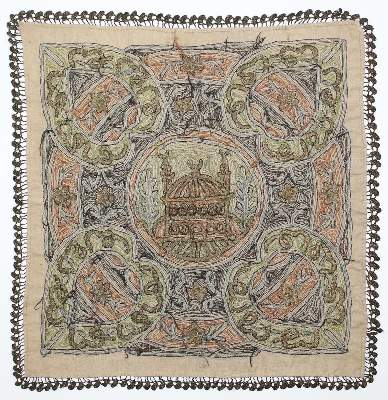 Bild Nr.2: 126-2862 Brokatstickerei.: (Varia, Textil)