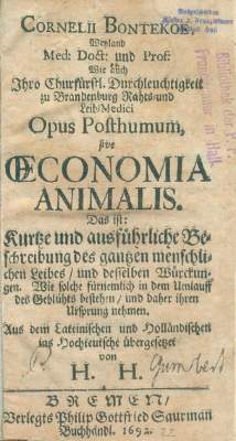Bild Nr.1: 126-30 Bontekoe,C.: (Aus der Sammlung Professor Dr.Dr.Johannes Büttner Teil 1)
