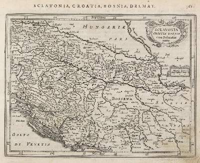 Bild Nr.1: 126-3028 Sclavonia, Croatia, Bosnia cum Dalmatiae parte.: (Ausland, Balkan.)