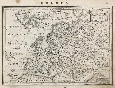 Bild Nr.1: 126-3040 Europae Nova Tabula.: (Ausland, Europa)