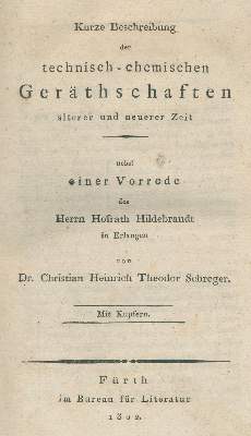 Bild Nr.1: 126-309 Schreger,C.H.T.: (Aus der Sammlung Professor Dr.Dr.Johannes Büttner Teil 1)