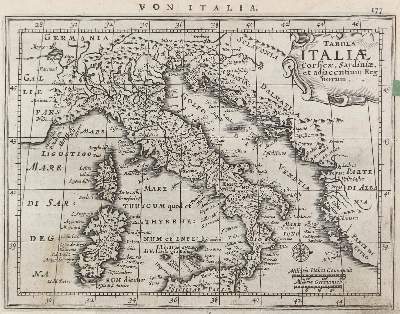 Bild Nr.1: 126-3105 Tabula Italiae.: (Ausland, Italien)