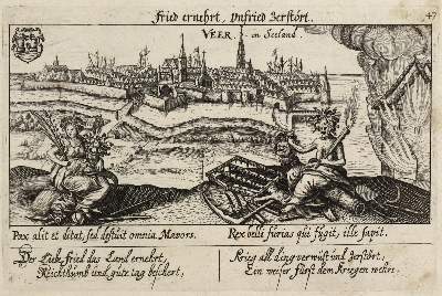 Bild Nr.1: 126-3146 Veere auf Walcheren.: (Ausland, Niederlande)