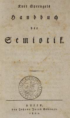 Bild Nr.1: 126-320 Sprengel, Kurt P. J.: (Aus der Sammlung Professor Dr.Dr.Johannes Büttner Teil 1)