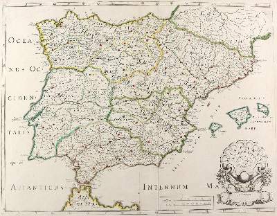 Bild Nr.1: 126-3256 Hispaniae antiquae tabula.: (Ausland, Spanien)
