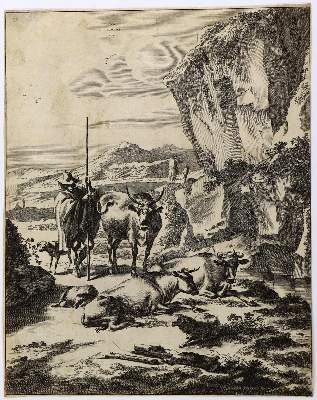 Bild Nr.1: 126-3419 Berchem, Nicolaes: (Künstlergraphik)