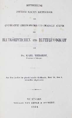 Bild Nr.1: 126-348 Vierordt,K.: (Aus der Sammlung Professor Dr.Dr.Johannes Büttner Teil 1)