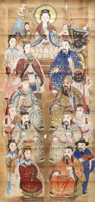 Bild Nr.1: 126-3489 Buddha.: (Künstlergraphik, China)
