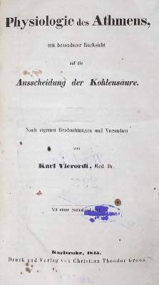 Bild Nr.1: 126-349 Vierordt,K.: (Aus der Sammlung Professor Dr.Dr.Johannes Büttner Teil 1)