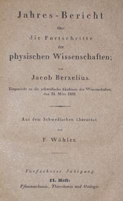 Bild Nr.1: 126-35 Berzelius,J.: (Aus der Sammlung Professor Dr.Dr.Johannes Büttner Teil 1)