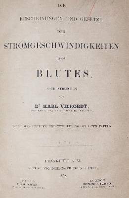 Bild Nr.1: 126-350 Vierordt,K.v.: (Aus der Sammlung Professor Dr.Dr.Johannes Büttner Teil 1)