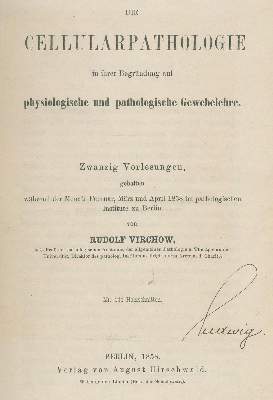 Bild Nr.1: 126-353 Virchow,R.: (Aus der Sammlung Professor Dr.Dr.Johannes Büttner Teil 1)