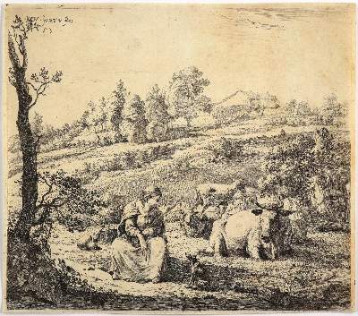 Bild Nr.1: 126-3581 Dujardin, Karel: (Künstlergraphik)