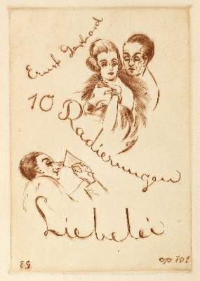 Bild Nr.1: 126-3598 Gerhard,E.: (Künstlergraphik, Erotika - Galantes)