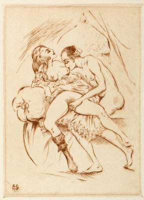 Bild Nr.3: 126-3598 Gerhard,E.: (Künstlergraphik, Erotika - Galantes)