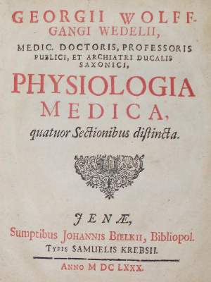 Bild Nr.1: 126-362 Wedel,G.W.: (Aus der Sammlung Professor Dr.Dr.Johannes Büttner Teil 1)