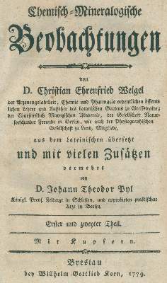 Bild Nr.1: 126-363 Weigel,C.E.: (Aus der Sammlung Professor Dr.Dr.Johannes Büttner Teil 1)