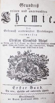 Bild Nr.1: 126-364 Weigel,C.E.: (Aus der Sammlung Professor Dr.Dr.Johannes Büttner Teil 1)
