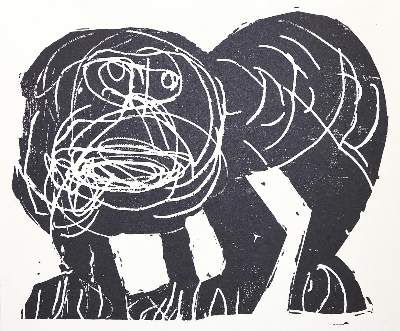 Bild Nr.2: 126-3678 Grieshaber, Hans Andreas Paul: (Künstlergraphik)