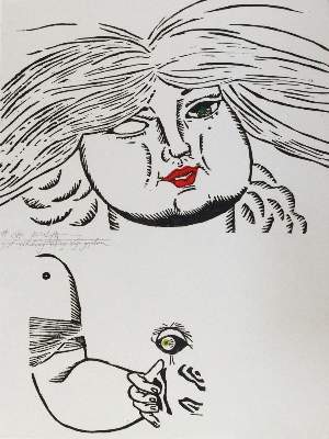 Bild Nr.1: 126-3823 Kirchner, Ingo: (Künstlergraphik)