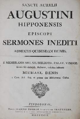 Bild Nr.1: 126-385 Augustinus,A.: (Alte Drucke, Handschriften und Theologie)