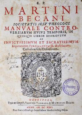 Bild Nr.1: 126-390 Becanus,M.: (Alte Drucke, Handschriften und Theologie)