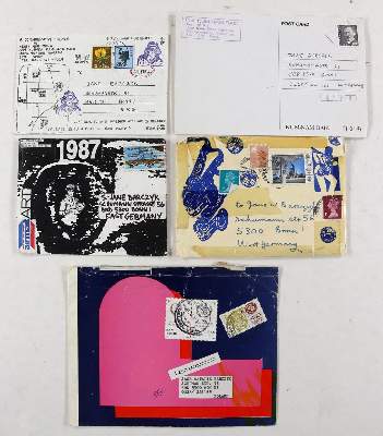 Bild Nr.1: 126-3960 Sammlung von: (Künstlergraphik, Mail Art)