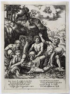 Bild Nr.1: 126-3989 Meister B mit dem Würfel: (Künstlergraphik)