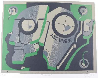 Bild Nr.1: 126-4012 Mindhoff, Otto: (Künstlergraphik)