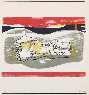 Bild Nr.1: 126-4027 Moore, Henry: (Künstlergraphik)