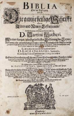 Bild Nr.1: 126-407 Biblia germanica.: (Bibeln)