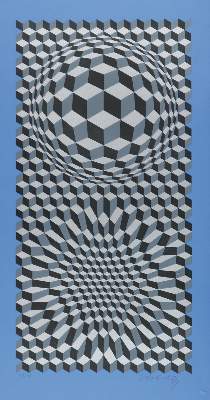 Bild Nr.1: 126-4410 Vasarely, Victor: (Künstlergraphik)